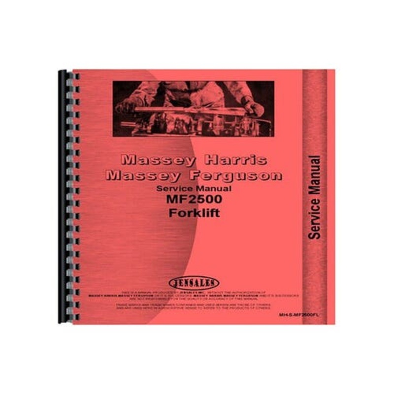 Service Manual fits Massey Ferguson 2500 2500