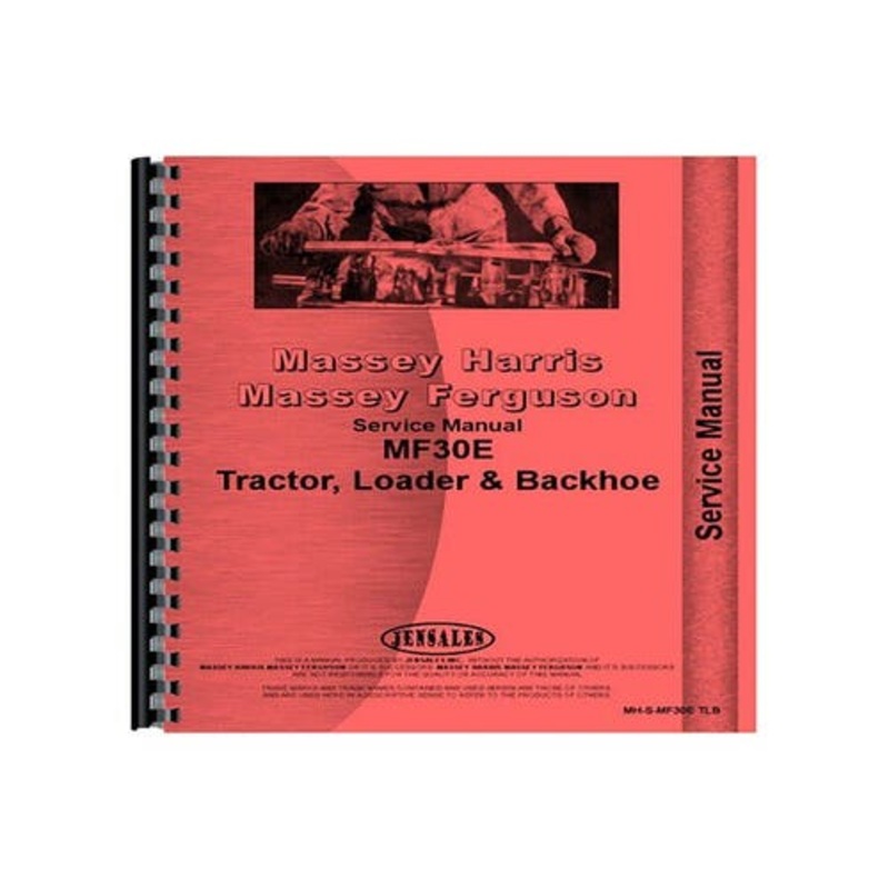 Service Manual fits Massey Ferguson 30E 30E