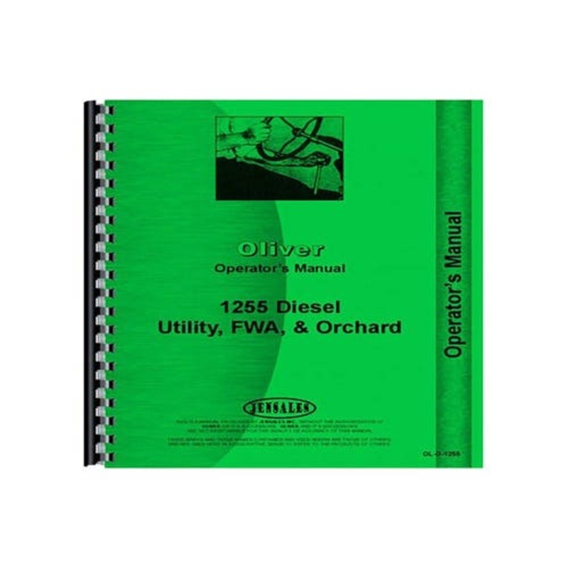 Operator's Manual fits Oliver 1255