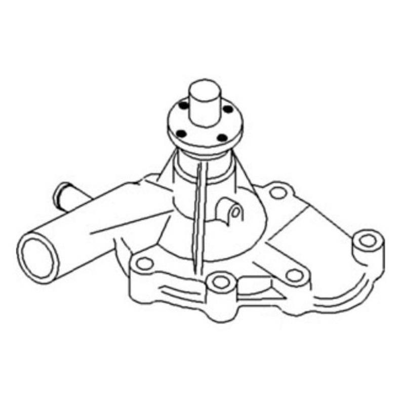 WN-72099891-PEX Water Pump Fits Allis Chalmers 6140