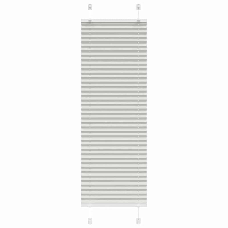 Store pliss gris clair 40x150 cm largeur du tissu 39,4 cm